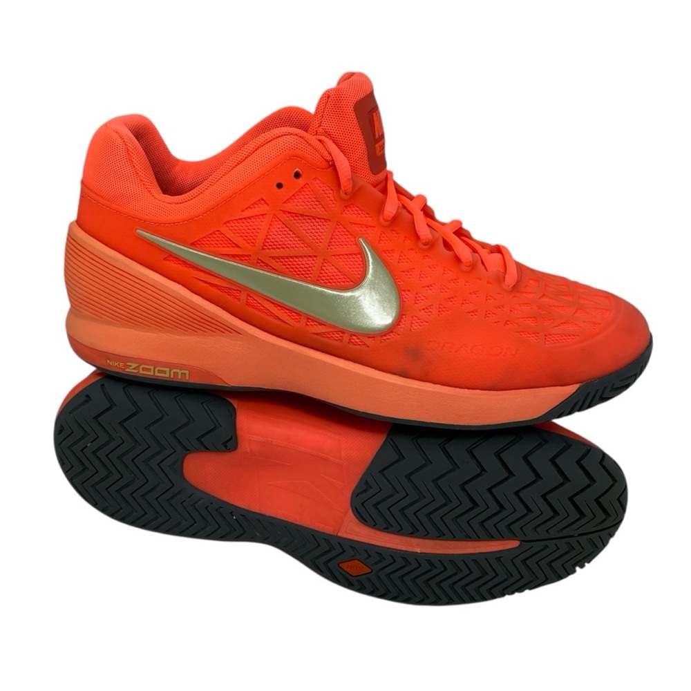Nike Zoom Cage 2 Dragon Court Women’s Size 10 Running Sneakers‎ Neon Orange